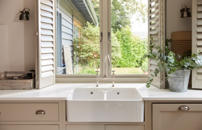 Utility room shutters